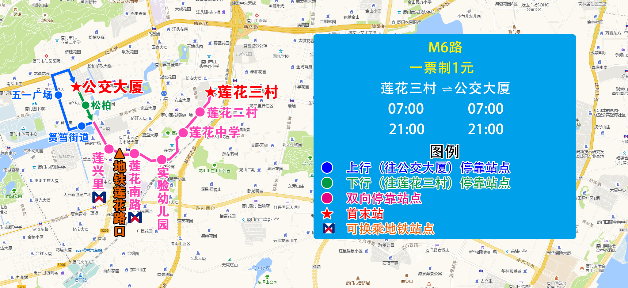 M6(莲花三村-公交大厦)加地铁站位置.jpg M6(莲花三村-公交大厦)加地铁站位置.jpg